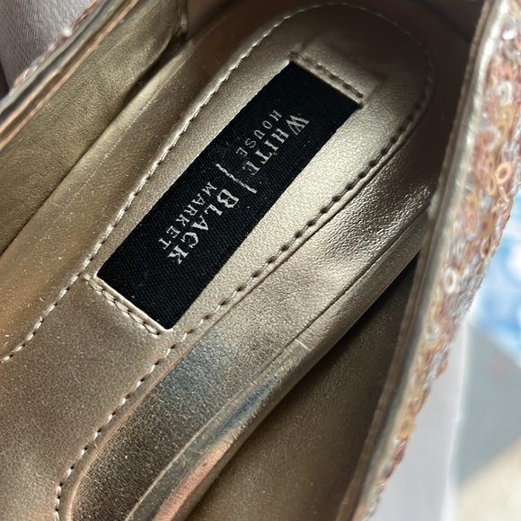 White House Black Market WHBM sequin heels - Picture 10 of 12